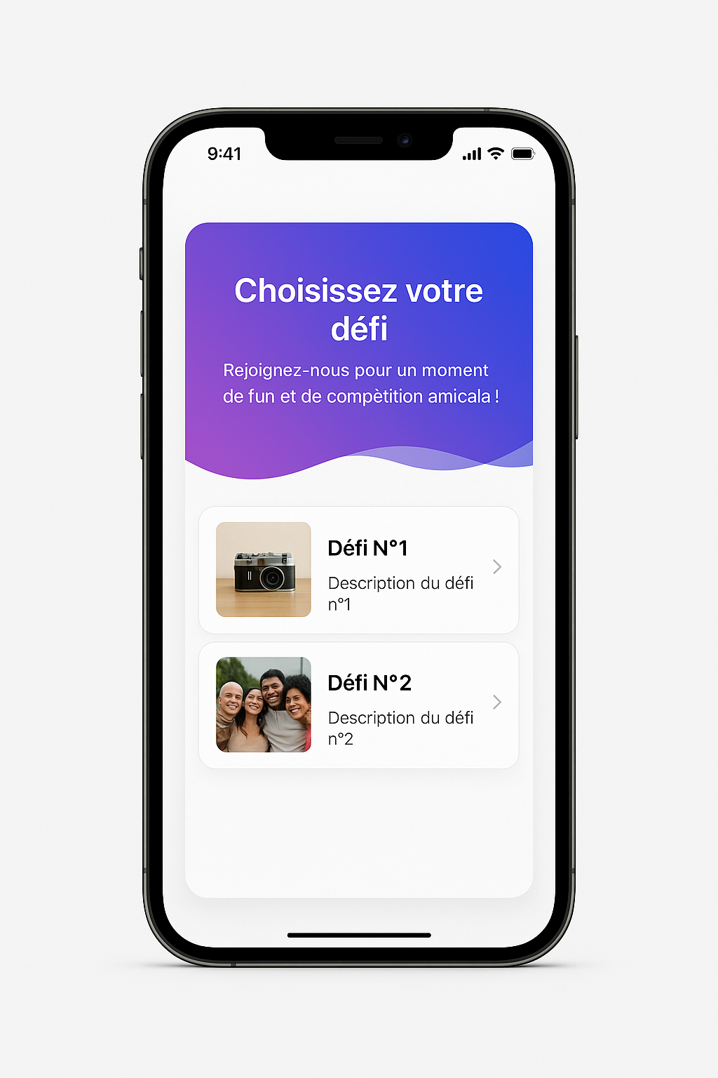 Capture défi photo